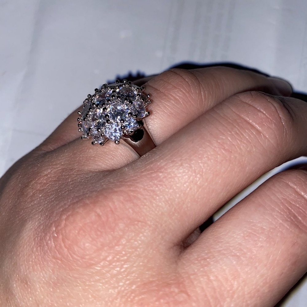 New sterling silver 5a CZ simulated stones - Picture 3 of 4